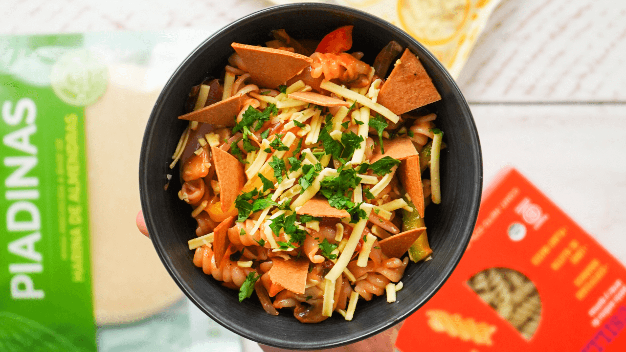 pasta tex mex sin gluten ni lacteos