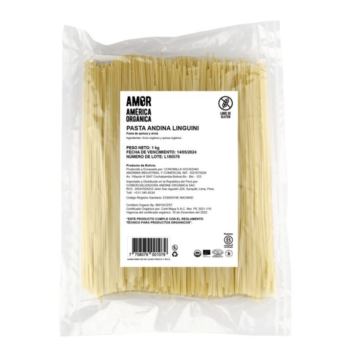 Pasta de Arroz y Quinua tipo Linguini