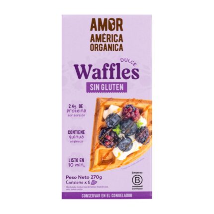 Waffles de Agave sin Gluten