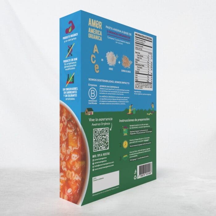 Pasta Andina Letritas 3D Atras 3D