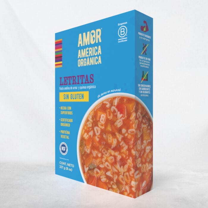 Pasta Andina Letritas 3D Frente 3D