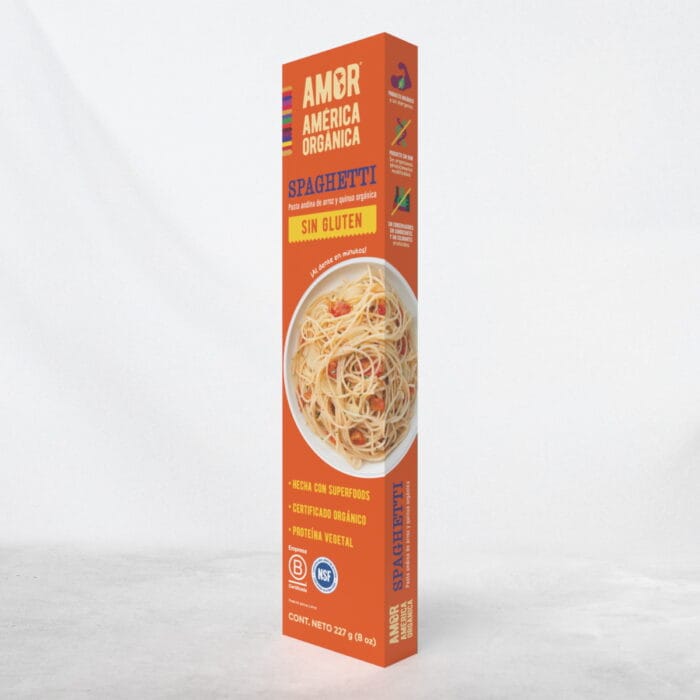 Pasta Andina Spaguetti 3D Frente 3D