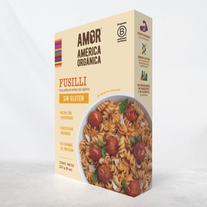 Pasta Lentejas Fusilli 3D Frente 3D 1